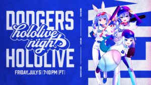 Hololive night coming to Dodgers Stadium